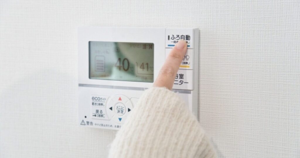 エコキュートのリモコン温度