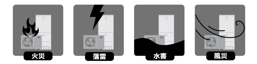 エコキュート火災保険
