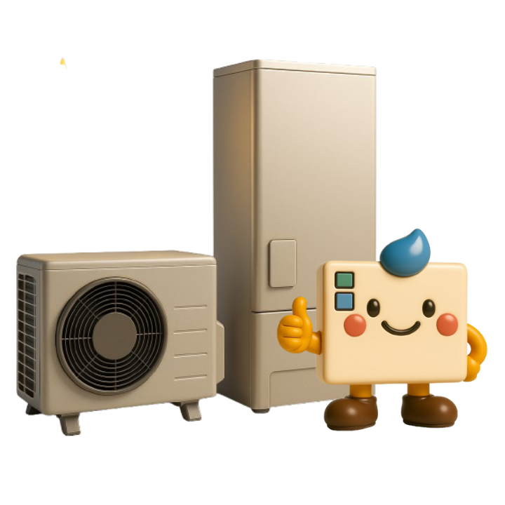 エコのQ太郎とエコキュート