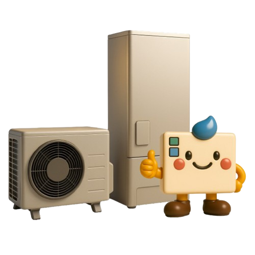 エコのQ太郎とエコキュート