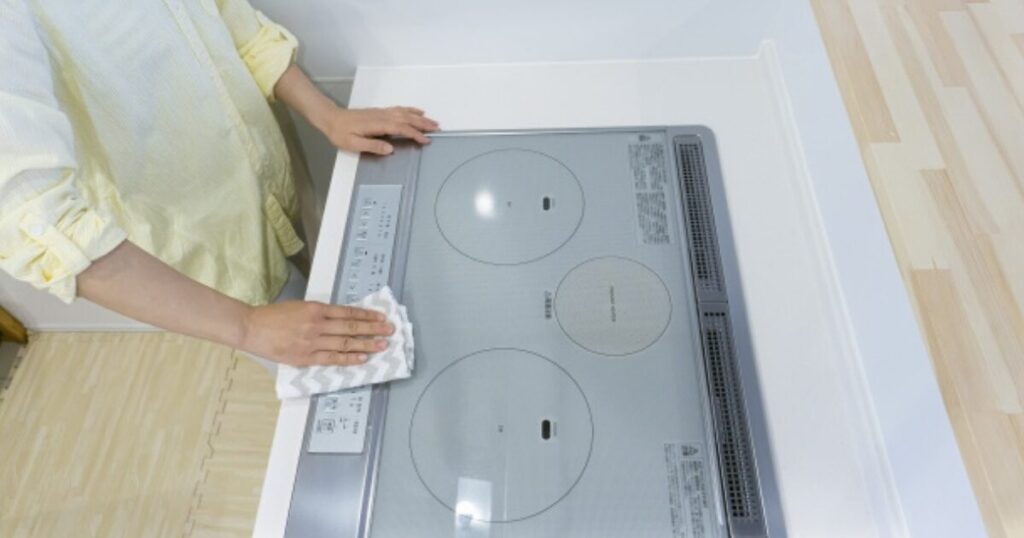 IHはお掃除楽々！