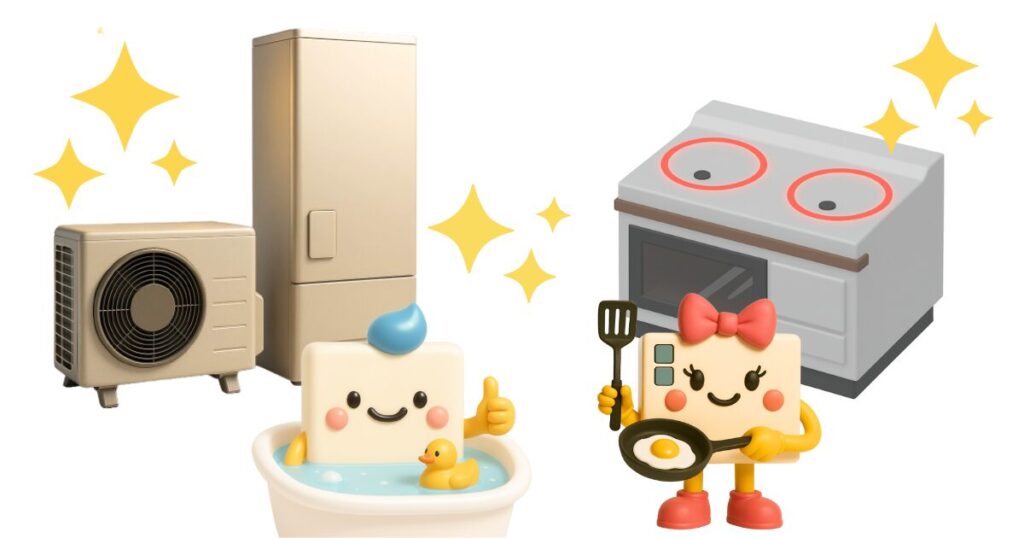 エコキュートとIHならエコのQ太郎にお任せ下さい！